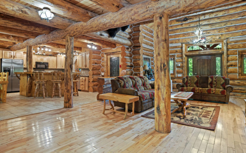 Black Hills Cabin 18 Living Room